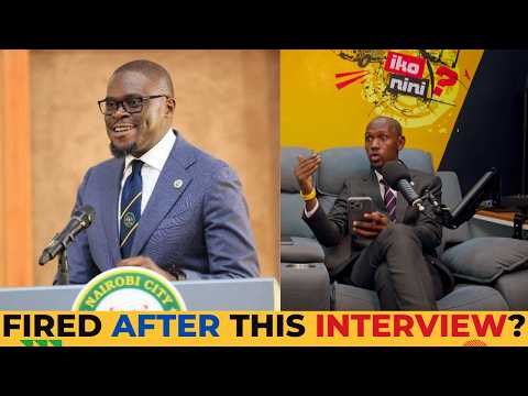 Mosiria FIRED Hours After Our Interview: His Letter To Sakaja Exposes Everything