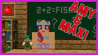 JINX GOES TO SCHOOL! | Amy & Max! Ep.47 | Minecraft