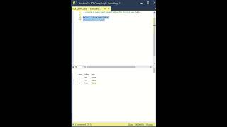 Save SQL Result Directly Into A Table 