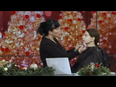 Mala praznicna transformacija - Profesionalno novogodisnje profesionalno sminkanje nase Marijane!