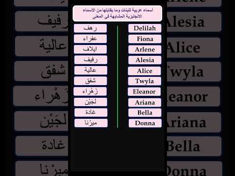 اسماء انجليزية فخمة للبنات