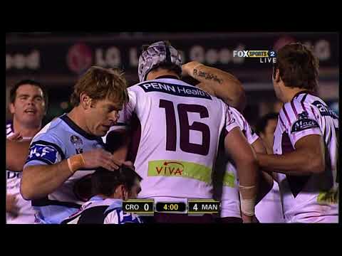 Round 18 Sharks VS Manly Sea Eagles 2008 Glenn Stewart Jamie Lyon