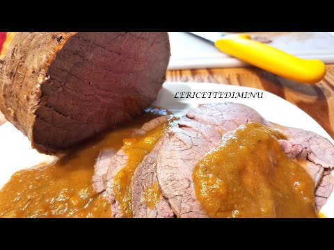 Arrosto di vitello con salsa di verdure