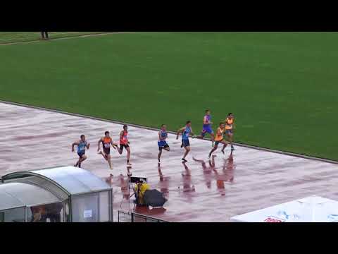100m SF 2, Men, National Championship U20, Sofia, Bulgaria 2018