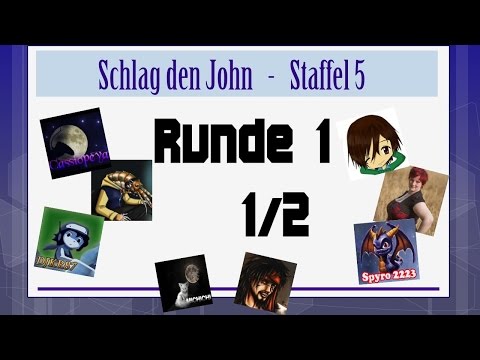 Schlag den John Staffel 5, Runde 1: Hangman 1/2 [German/Deutsch Gameshow]