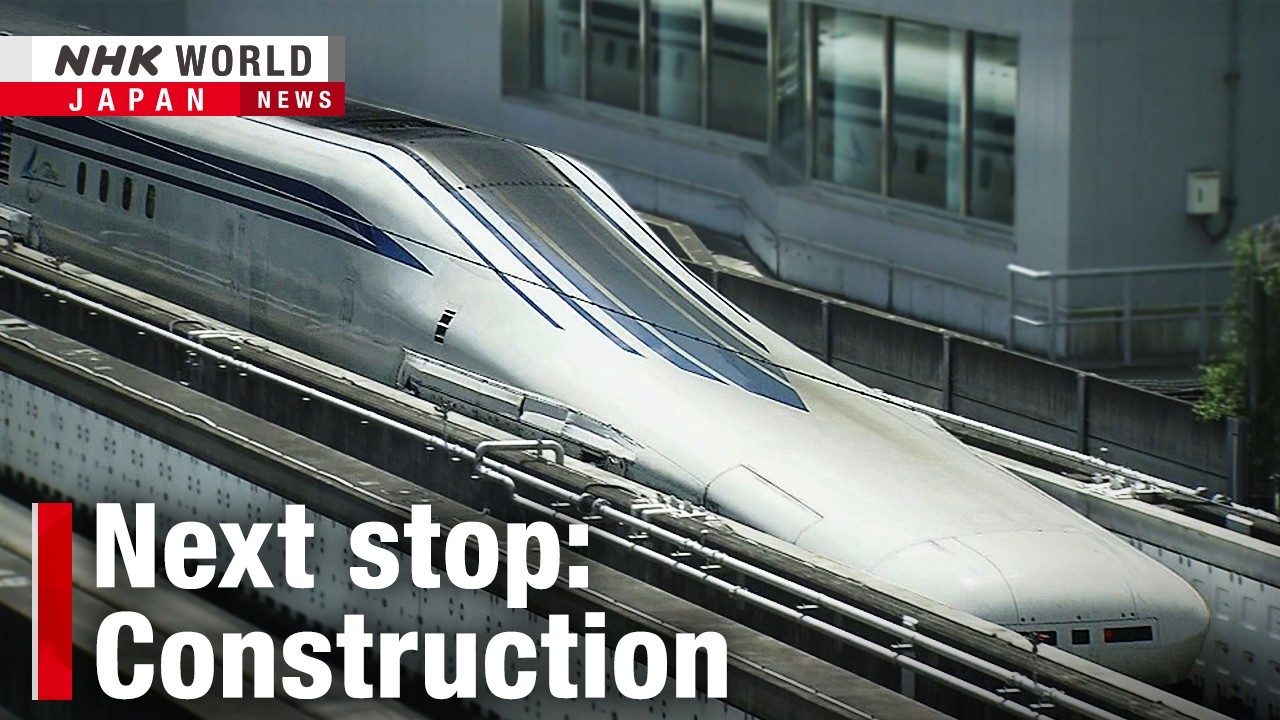 Linear Chuo Shinkansen maglev train in Japan