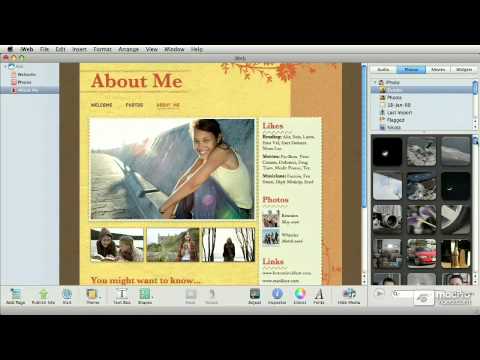 iWeb '09 101: Core iWeb '09 - 3. Adding Your Own Photos