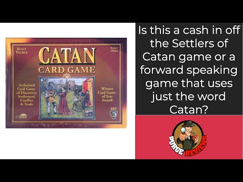The Purge: # 2402 Catan Card Game: The first of a series of cash ins...worth it?