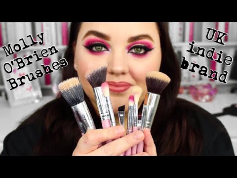 Hot Pink Cat Eye  || Valentine’s Day Inspired || Testing Molly O’Brien Brushes