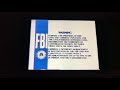 Blue FBI Warning Screen 1984 1991
