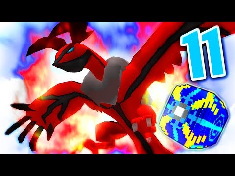 Minecraft Pixelmon ULTRA LUCKY BLOCK Island - Episode 11 - YVELTAL...YIKES!!!