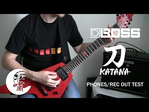 BOSS Katana 50 - Phones/Rec Out Test (direct recording)