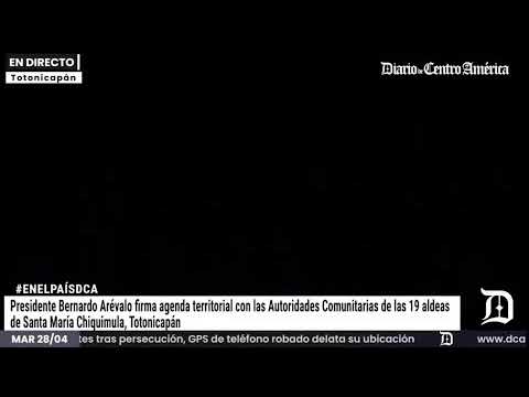 #EnVivoDCA | Firma de Agenda Territorial con autoridades de Santa María Chiquimula, Totonicapán.