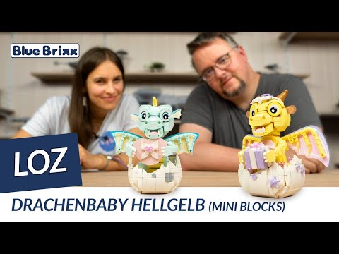 Drachenbaby hellgelb (mini blocks)