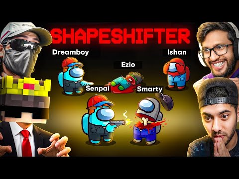 I Became SHAPESHIFTER in Every Match! AMONG US 6969IQ GAMEPLAY!
