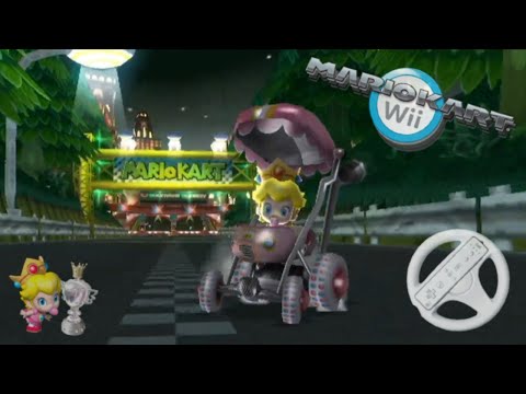 Baby Peach beats Mario Kart Wii 50cc (No Commentary)