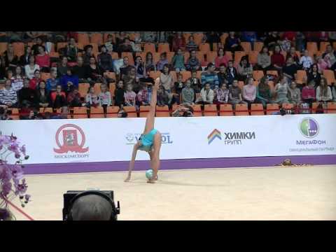 Volkova Ekaterina (FIN)  ball  Gran prix Moscow 2014 QualGy