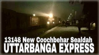 preview picture of video '[IRFCA] 13148 New Coochbehar-Sealdah UttarBanga Express'