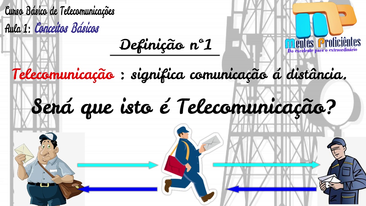 Telecomunicação  Conceitos Básicos  Aula nº 001