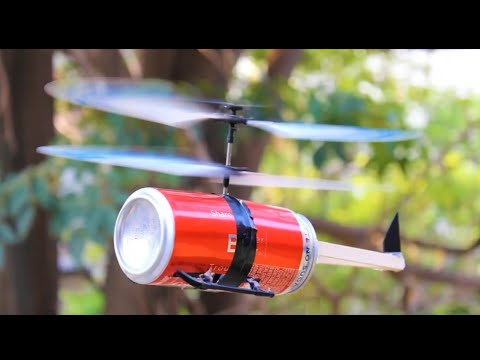 How to Make Soda Can Helicopter At Home
