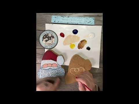 Art Tutorial: Santa Wood Cutout