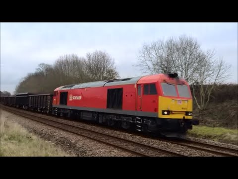 60074 on the Peak Forest stone train 20.02.2015