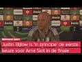 Arne Slot: ‘Justin Bijlow is in principe mijn EERSTE keeper in de FINALE van Feyenoord’
