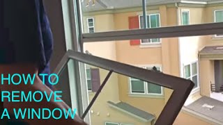 HOW TO REMOVE WINDOWS- Make 3-4 story windows easy to clean