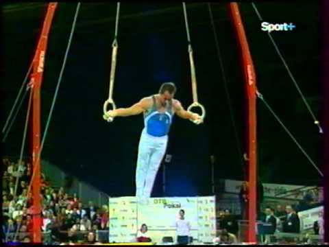 Matteo MORANDI (ITA) rings - 2004 DTB Cup semi final