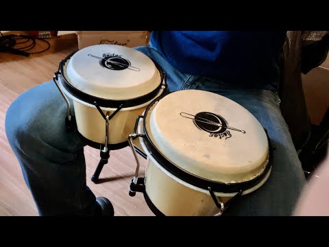 Wood 6" + 7" Bongo Drum with Soft Case (Bag) image 12