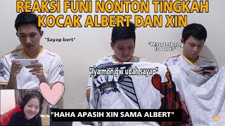 Download lagu REAKSI FUNI VIDEO RRQ EKSPEKTASI TINGKAH LUCU ALBERT DAN XIN mp3