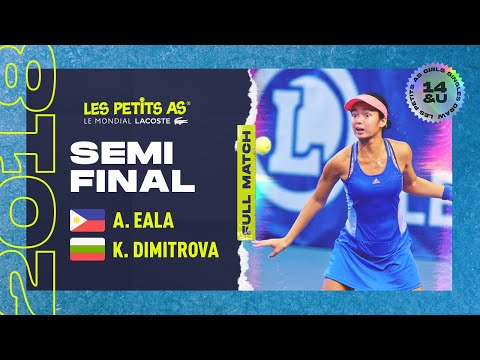 Les Petits As 2018 | Girls Semifinals | Alexandra Eala vs. Katerina Dimitrova
