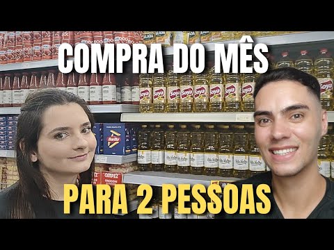 QUANTO GASTAMOS DE COMPRA MENSALMENTE?