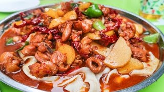 Halal Street Food Journey To Islamic China | Xinjiang HUGE CHICKEN PLATE on the Chinese Silk Road