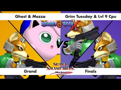 SGX3 Melee 2v2 Finals Ghostbone (Fox) & Mozza (Puff) vs Mason/Grim (Fox) and Lvl 9 Cpu (Fox)