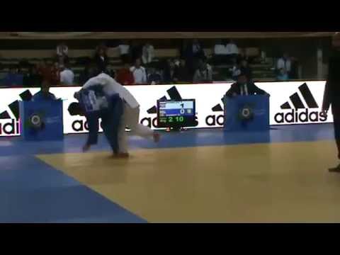 Judo European Open Warsaw 2013: Yakub SHAMILOV (RUS) - Boldbaatar GANBAT (MGL) Semi Final [-66kg]