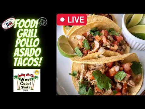 Pollo Asado Tacos on the Ninja Foodi Grill! LIVE!