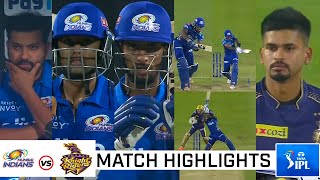 Kolkata Knight Riders vs Mumbai Indians Full Match Highlights, KKR VS MI FULL HIGHLIGHTS