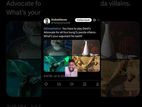 Could You Play Devil’s Advocate For Kung Fu Panda Villains? #shorts #meme