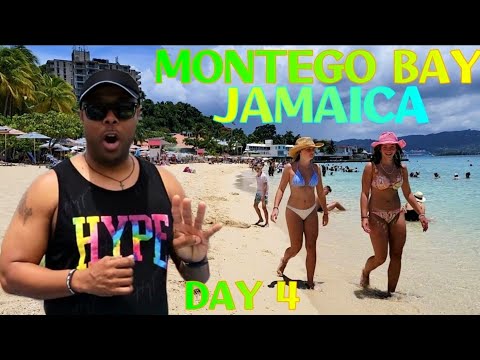 WE FOUND THE MOST POPULAR BEACH in MONTEGO BAY, JAMAICA and it was AMAZING! Carnival Vista