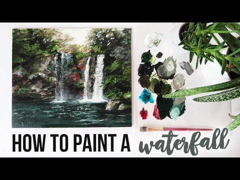 PAINTING TUTORIAL Acrylic Ocean for Beginners | Katie Jobling Art
