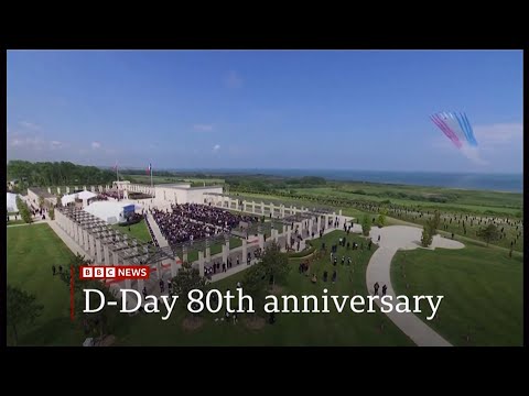D-Day 80th anniversary commemorations in UK and France of the day (WWII) - 6th/June/2024