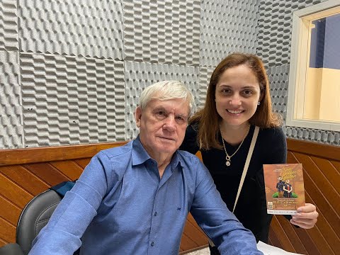 Talita Garcia é entrevistada por Saulo Tavares na Araguaia FM sobre "Não Contém Glúten" - Maio/2023