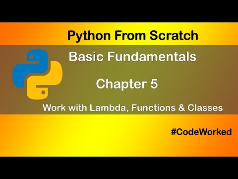 Python For Beginners Basic Fundamentals Chapter 5 Lambda Function And Classes
