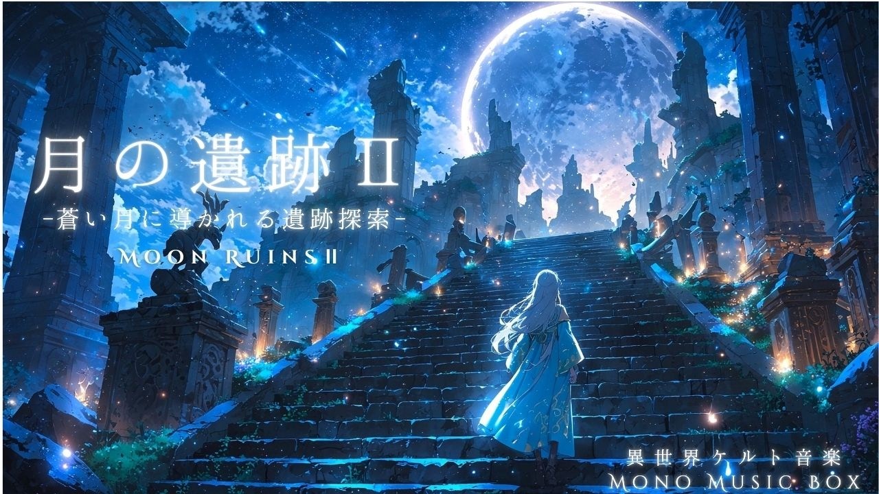【異世界ケルト音楽/Celtic Music】月の遺跡Ⅱ【作業用/勉強用/睡眠用】