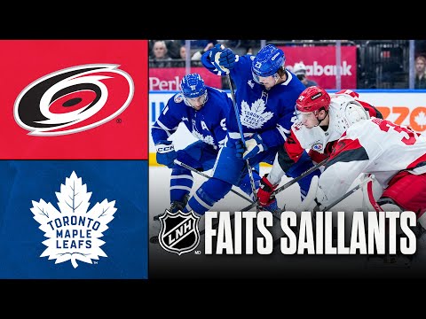 Hurricanes vs Maple Leafs 9/11/25 | Faits saillants