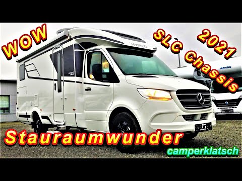 Hymer B-Klasse MC T 600 Mercedes Sprinter💥2021 WhiteLine💥SLC Chassis doppelter Boden❗️Wohnmobil Test