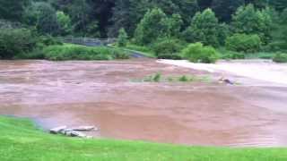 preview picture of video 'Watauga River Flooding. 7/3/13.'