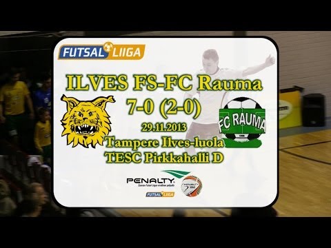 Ilves FS-FC Rauma 7-0 (2-0) Futsal-Liiga 29.11.2013 Ilves-luola TESC Pirkkahalli