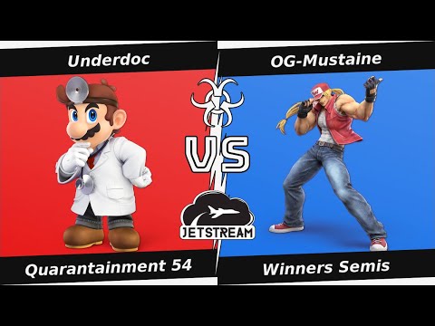 Quarantainment 54 Winners Semis - Underdoc (Dr Mario) Vs. OG-Mustaine (Terry) Smash Ultimate - SSBU